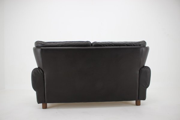 Mid-Century Leather Sofa, 1970s, Czechoslovakia-TZ-926034