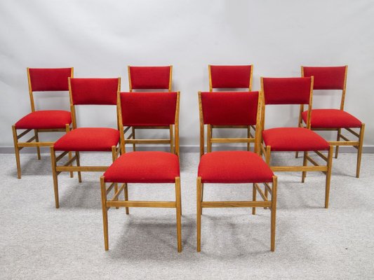 Mid-Century Leggera Chairs by Gio Ponti, Set of 8-XSC-853081