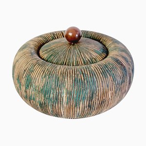 Mid-Century Lidded Bowl from Ceramiche Batignani, Italy-FO-980703