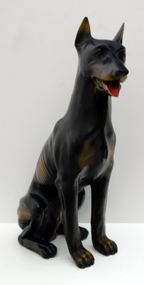 Mid-Century Life-Size Dog Sculpture, 1970s-FER-705593