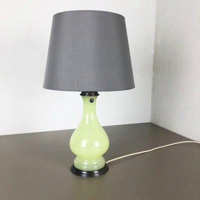 Mid-Century Lime and Opaline Murano Glass Table Lamp from Cenedese Vetri-QZ-572039