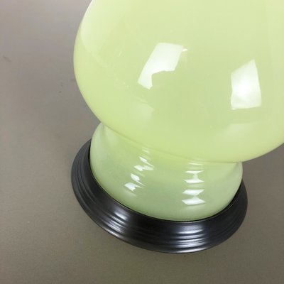 Mid-Century Lime and Opaline Murano Glass Table Lamp from Cenedese Vetri-QZ-572039