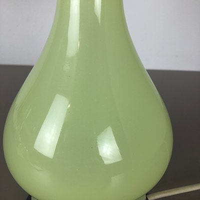 Mid-Century Lime and Opaline Murano Glass Table Lamp from Cenedese Vetri-QZ-572039