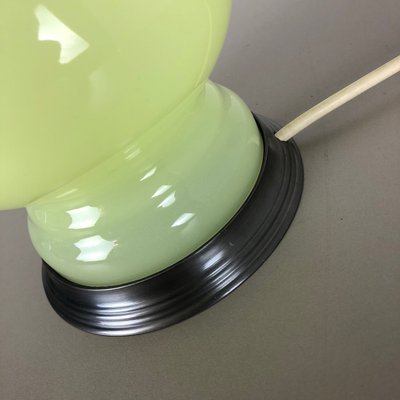 Mid-Century Lime and Opaline Murano Glass Table Lamp from Cenedese Vetri-QZ-572039