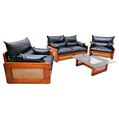 Mid-Century Living Room Set, 1970s, Set of 4-FGA-953184