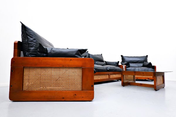 Mid-Century Living Room Set, 1970s, Set of 4-FGA-953184