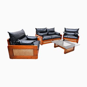 Mid-Century Living Room Set, 1970s, Set of 4-FGA-953184