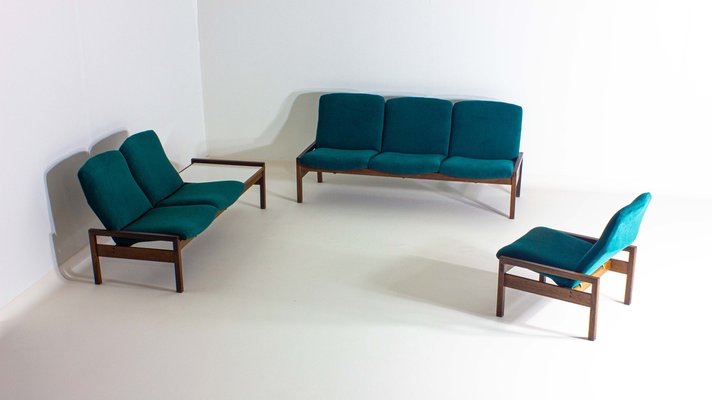 Mid-Century Living Room Set by Georges van Rijck for Beaufort, Belgium, 1960s, Set of 3-LIO-1787592