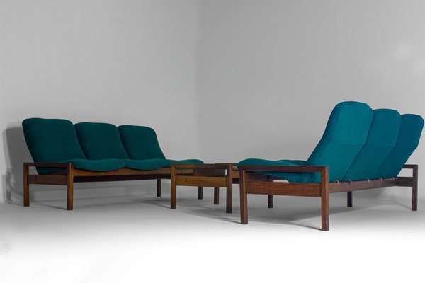 Mid-Century Living Room Set by Georges van Rijck for Beaufort, Belgium, 1960s, Set of 3-LIO-1787592