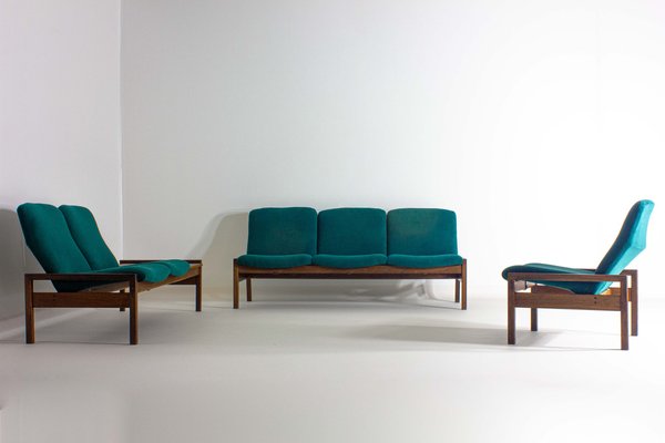 Mid-Century Living Room Set by Georges van Rijck for Beaufort, Belgium, 1960s, Set of 3-LIO-1787592