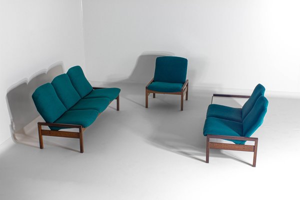 Mid-Century Living Room Set by Georges van Rijck for Beaufort, Belgium, 1960s, Set of 3-LIO-1787592