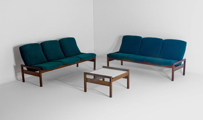 Mid-Century Living Room Set by Georges van Rijck for Beaufort, Belgium, 1960s, Set of 3-LIO-1787592