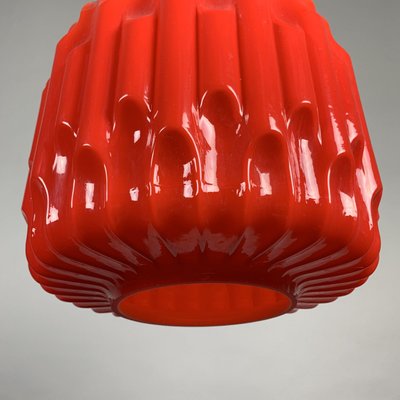 MId-Century Long Glass Pendant Lamp, 1960s-TZ-778332