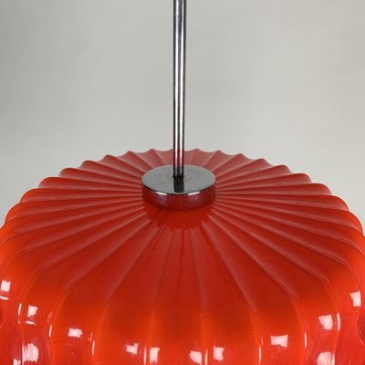 MId-Century Long Glass Pendant Lamp, 1960s-TZ-778332