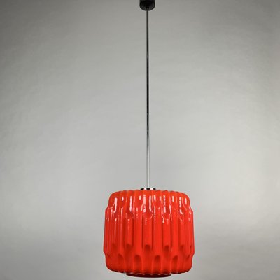 MId-Century Long Glass Pendant Lamp, 1960s-TZ-778332