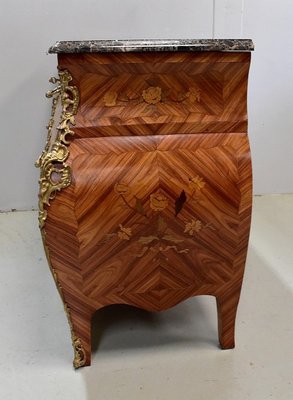 Mid-Century Louis XIV Style Rosewood Tombeau Commode-RVK-581376