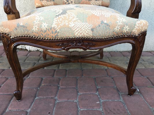 Mid-Century Louis XV Style Armchair, 1950s-WQQ-594578