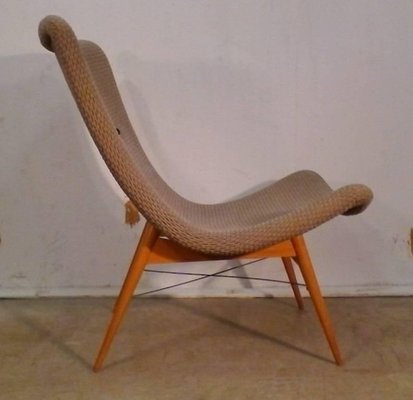 Mid-Century Lounge Chair by Miroslav Navratil, 1950s-TZ-602155