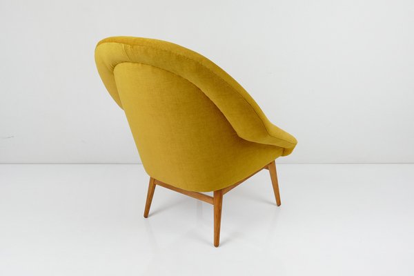 Mid-Century Lounge Chair in Yellow, 1960s-HDN-1743055