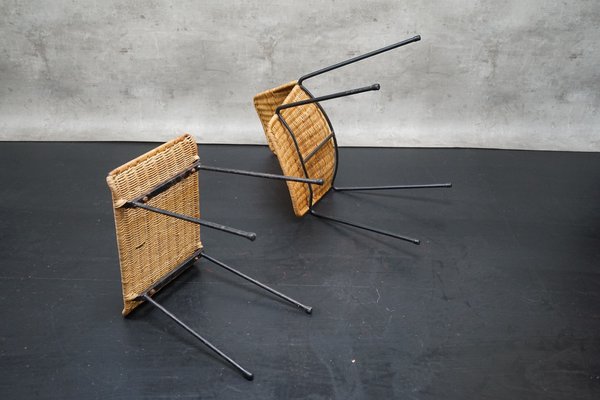 Mid-Century Lounge Chair with Footstool by Gian Franco Legler for Legler, 1950s, Set of 2-CIP-1742699