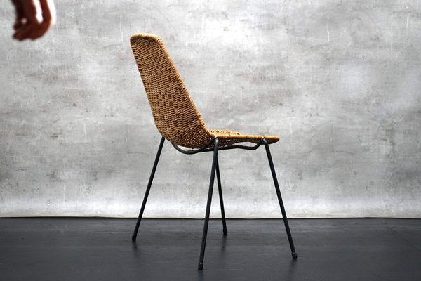 Mid-Century Lounge Chair with Footstool by Gian Franco Legler for Legler, 1950s, Set of 2-CIP-1742699