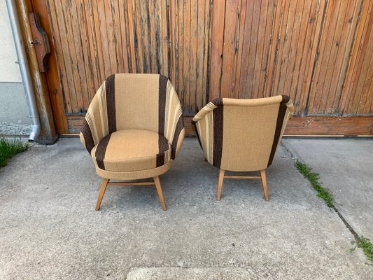 Mid-Century Lounge Chairs, 1950s Set of 2-OXJ-1285454