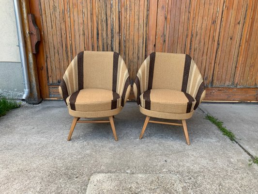 Mid-Century Lounge Chairs, 1950s Set of 2-OXJ-1285454