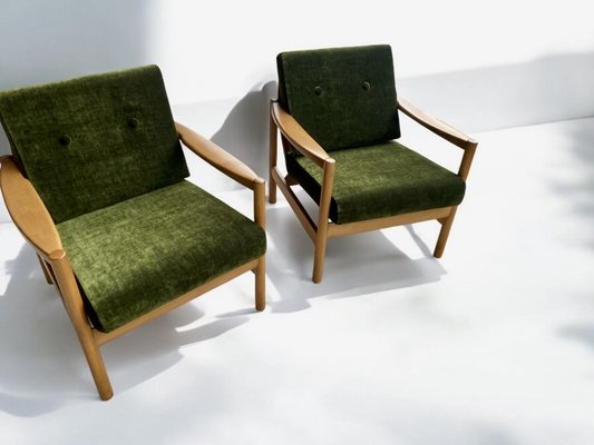 Mid-Century Lounge Chairs, 1960s, Set of 2-PYR-2033218