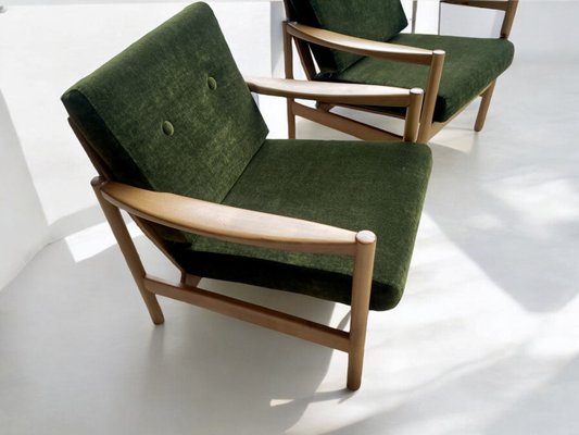 Mid-Century Lounge Chairs, 1960s, Set of 2-PYR-2033218