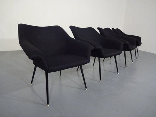 Mid-Century Lounge Chairs, 1960s, Set of 4-RDW-604175