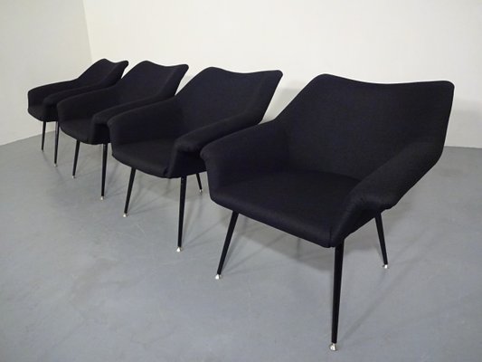 Mid-Century Lounge Chairs, 1960s, Set of 4-RDW-604175