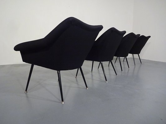 Mid-Century Lounge Chairs, 1960s, Set of 4-RDW-604175