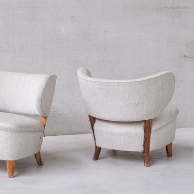 Mid-Century Lounge Chairs attributed to Otto Schulz, Set of 2-JRP-1703264