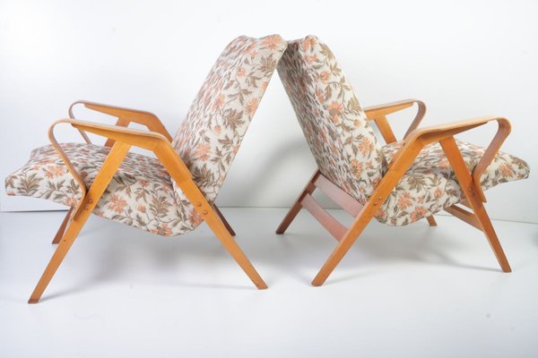 Mid-Century Lounge Chairs by František Jirák for Tatra, 1960s, Set of 2-ALG-699765