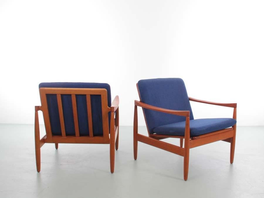 Mid-Century Lounge Chairs in Teak from Skive Møbelfabrik, Set of 2