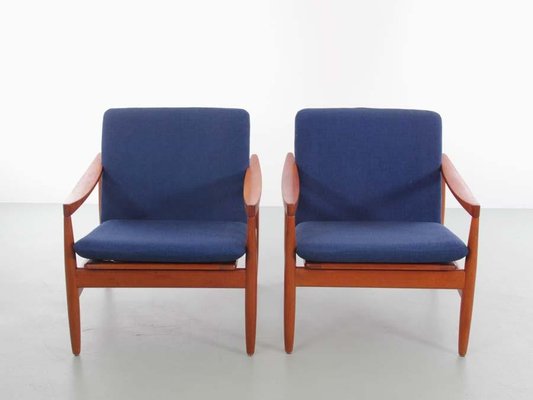 Mid-Century Lounge Chairs in Teak from Skive Møbelfabrik, Set of 2-PI-1000827