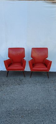 Mid-Century Lounge Chairs, Set of 2-QLH-821406