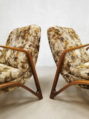 Mid-Century Lounge Chairs, Set of 2-BW-1054578