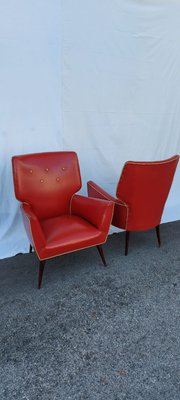 Mid-Century Lounge Chairs, Set of 2-QLH-821406