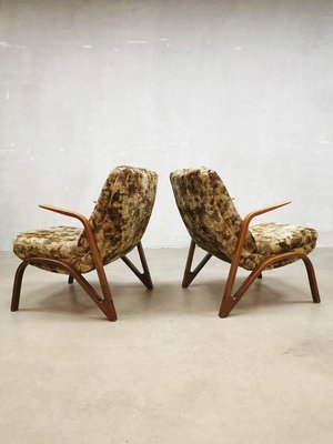 Mid-Century Lounge Chairs, Set of 2-BW-1054578