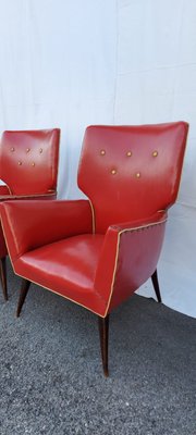 Mid-Century Lounge Chairs, Set of 2-QLH-821406