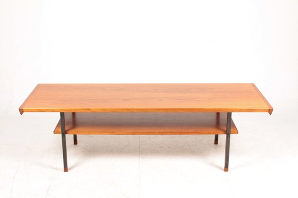 Mid-Century Low Table in Teak by Hvidt & Mølgaard, Denmark-FK-1140992