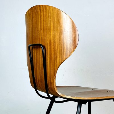 Mid-Century Lulli Dining Chair by Carlo Ratti for ILC Lissone, Italy, 1970s-WQC-1059227