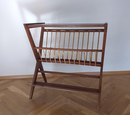 Mid-Century Magazine Rack, Denmark, 1950s-TZ-680297