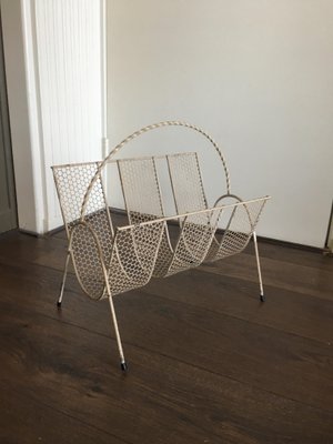 Mid-Century Magazine Rack in the Style of Mathieu Matégot, 1950s-DE-660083