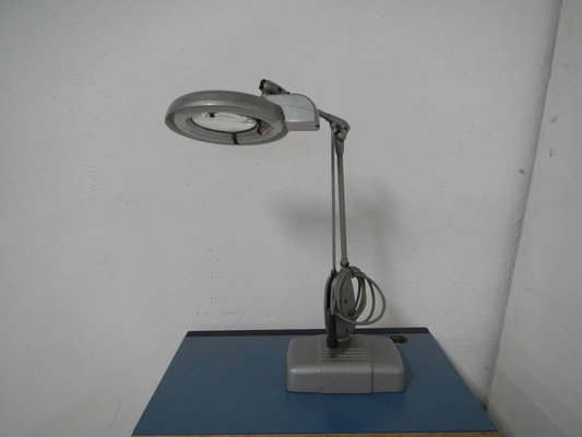 Mid-Century Magnifing Lens Table Lamp, 1970s-WWQ-1334000