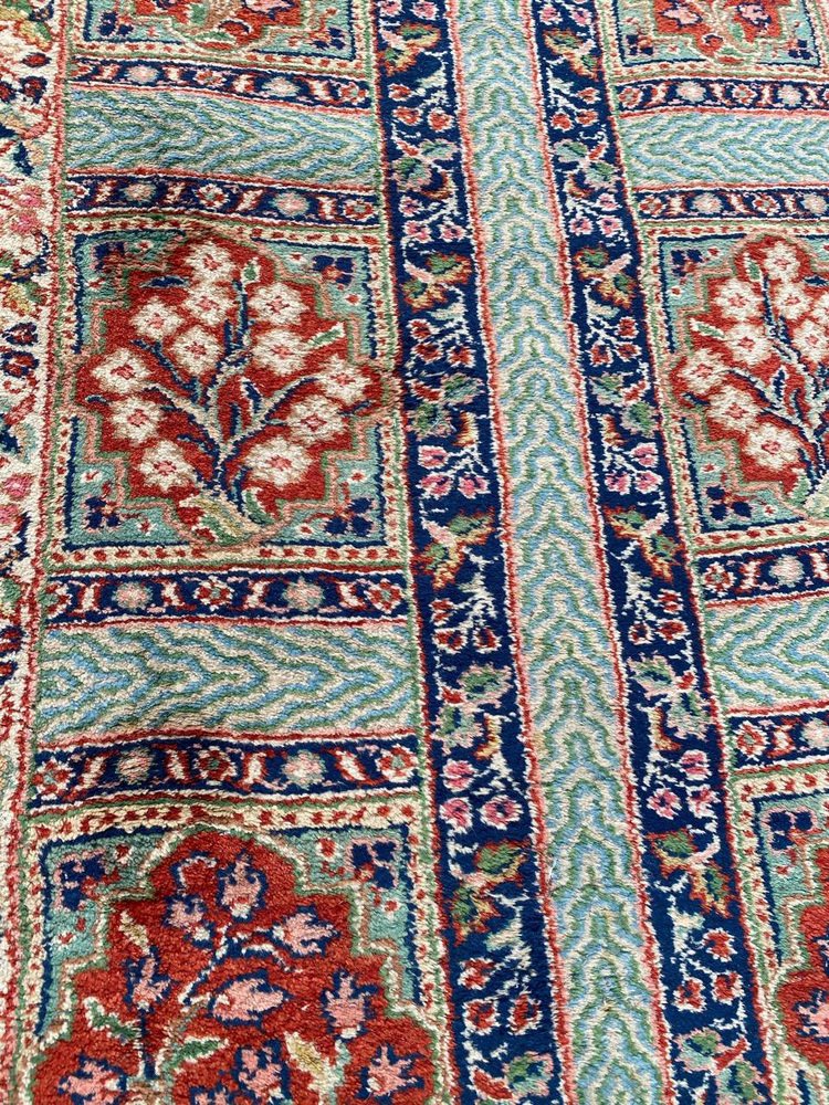 Mid-Century Mahal Floral Savonnerie Design Runner