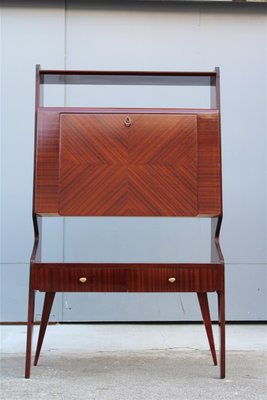 Mid-Century Mahogany Bar by Vittorio Dassi for Dassi, 1950s-EH-925821