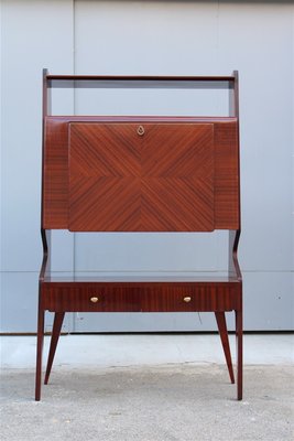 Mid-Century Mahogany Bar by Vittorio Dassi for Dassi, 1950s-EH-925821