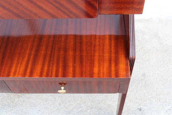 Mid-Century Mahogany Bar by Vittorio Dassi for Dassi, 1950s-EH-925821